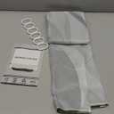 Blue Shower Curtain, Modern Abstract Blue and Grey Striped Shower Curtain Set for Bathroom Waterproof Polyester Shower Curtain with Hooks, 72x72 Inch