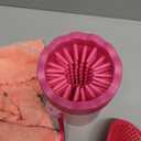 Comotech Dog Paw Cleaner, Pet Foot Washer - Quickly Clean a Muddy Paw, Soft Silicone Bristles, Suitable for Small, Medium, Large Breed Dogs, Pink (with 3 Absorbent Towel)