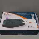 Dikdoc Foot Rest for Under Desk at Work, Home Office Foot Stool, Ottoman Foot Massager for Plantar Fasciitis Relief, Soft Silicone Footrests, Anti-Fatigue (Gray)