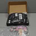 New Afro Curly Headband Wig Synthetic Braided Hair Texture with Unique Bouncy Curls in the End 20 Inch Soft Curly Headband Wigs for Black Women Dark Brown Blend Kinky 4C Hair