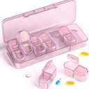 Pillex Pill Organizer 2 Times a Day, AM PM Pill Organizer 7 Day, Weekly Pill Box 2 Twice a Day, Travel Pill Case 7 Days, Medicine Organizer for Medication, Vitamins, Fish Oils, Supplements