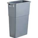 Genuine Joe Space-Saving Waste Container, 23 Gal