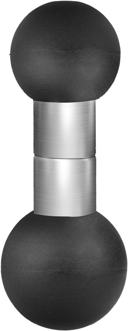 FANAUE Aluminum Extension Connector - Heavy-Duty 20mm to 17mm Adapter with Locking Nut | Ball Mount Extension for Garmin GPS Mount | Universal Universal GPS Compatibility