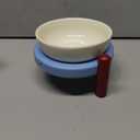 Vetreska Mist And Merlot Pet Bowl and Mat Set, Small