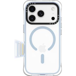 ORNARTO Air Case for iPhone 17 Pro Max Clear | Military-Grade Drop Protection | Camera Control Button | Compatible with MagSafe | Built-in Air Phone Cover - Light Blue