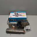 Upgraded 2 Pack Electric Water Gun for Adults Kids 26-32FT Range Squirt Gun Watergun 800ml High Capacity LED Light Automatic Water Gun Toys Pool Beach Outdoor Summer Gift Toys for Kids Ages 6-12 (Black+black)