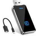 Wireless CarPlay Adapter for iPhone, USB-C/A Plug & Play, Upgrade CarPlay Dongle Converts Wired to Wireless, for iOS 10+ and Cars with Wired CarPlay