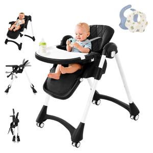High Chairs for Babies and Toddlers, Baby High Chair with Wheelss