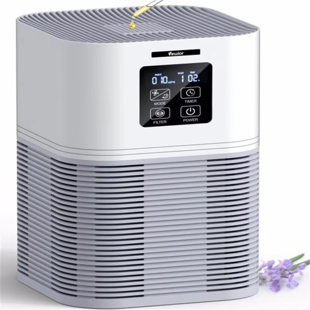 Air with H13 Filters Pets Hair Odor Eliminators, Aromatherapy diffuser and Auto,