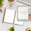 huester Christian Notebook Journal, Joshua 24:15 Bible Scripture Journal, Eucalyptus Botanical Christian Notebooks for Note Taking, Bible Journaling Hardcover Paper Spiral Notebook, 5.5x8.3 Inch