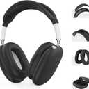 Case for Airpods Max Headphones, Ear Pad Case Cover/Ear Cups Co ver/Headband for AirPods Max (USB-C/Lightning)(2024/2020), Silicone for Apple Airpod Max, Accessories Cases(Vibrant Orange)