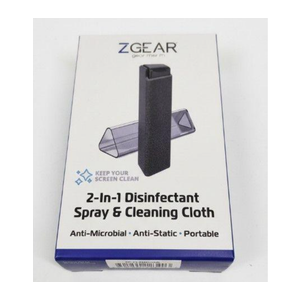 ZGear 2-in-1 Disinfectant Spray & Cleaning Cloth
