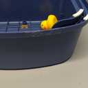 Toddler Step Stool for Kids - Non-Slip 2 Step Stool for Potty Training & Bathroom Sink, Dual Height 9.5", Sturdy Safety Nursery Stool for Kitchen & Toilet (Includes 2 Ducks) (Blue)