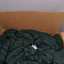 Litanika King Size Comforter Set with Sheets Dark Emerald Green - 7 Pieces Bed in a Bag King Chevron Tufted Complete Bedding Sets with Comforter, Sheets, Pillowcases & Shams (King (104"x90"))