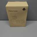 4-in-1 Rotary Cheese Grater Handheld, Lightweight Body with 4 Stainless Steel Blades & Non-Slip Suction Base, for Shredding Parmesan, Slicing Vegetables, Grating ChocolateRed