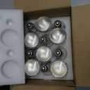 50W Par20 Halogen Flood Light Bulb 120V, 12 Pack Par20 Flood 50W 120V Halogen Bulb Warm White 2700K, Dimmable Reflector Par20/FL25 Bulb with E26 Base for Track Lighting, Recessed Can
