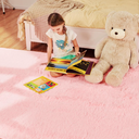 Glamtex 5x8 Fluffy Rugs, Area Rug, Soft and Comfortable, high-Density Sponge Fluffy Carpet, not Easy to Fall Off, Living Room and Bedroom Rug