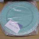 13" Vintage Charger Plates, Turquoise Beaded Chargers for Dinner Plates Set of 6, Reusable Decorative Charger Plate Set Bulk Wedding, Suitable for Easter, Anniversaries, Valentine's Day, Baby Shower