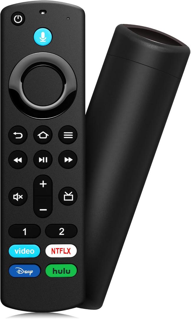 Replacement Voice Remote Control Fit for Fire Smart TV Stick/Cube, Firestick 4K/4K Max(1st / 2nd Gen), Stick HD/Lite, Smart TV 3rd Gen, Compatible with Insignia/Pioneer Smart TVs