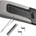 Center Console Lid Replacement Kit Gray - Replaces 924-811, 19127364, 19127365, 19127366 - Compatible with Chevy, GMC and Cadillac Vehicles - Silverado, Avalanche, Tahoe, Sierra - Armrest Hinge Latch