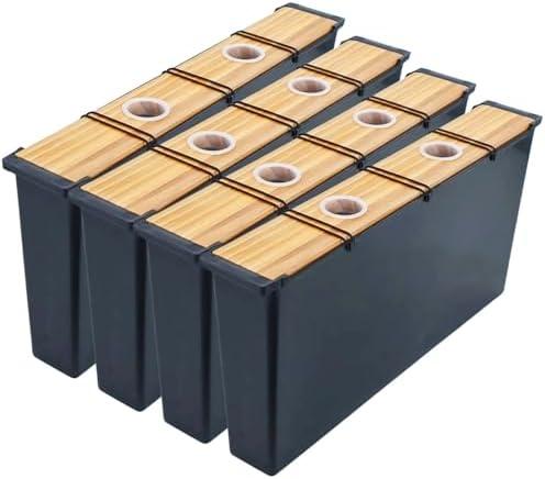 4-Pack of 6.5L Bee Feeders for Hives，Bee Hive Feeder for Beekeeping，Bee Feeders for Inside Hives， Beehive Frame for Feeding Deep Frame Beehives，Beekeeping Bee Feeding Tools，Beekeeping Supplies
