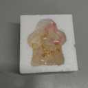Indian God Lord Ganesha Statue,Hindu Elephant Statue Ganpati Idol Buddha Sculptures,Hindu Gift,Home Temple Mandir Meditation Yoga Room Decor 3.14"(Transparent)