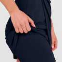ANRABESS Womens Summer Dresses 2026 Bodycon Sleeveless Romper Skort Twist Waist Night Out Vacation Mini Dress Built in Shorts, XL