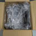 12 PACK Multi-Use Clear Plastic Storage Bins for Organizing w/ Labels - Home, Kitchen, Bathroom, Office, Pantry Cabinet Shelf Organizer Bins - SOHO Collection, RV, Fridge Organization Containers (Medium)