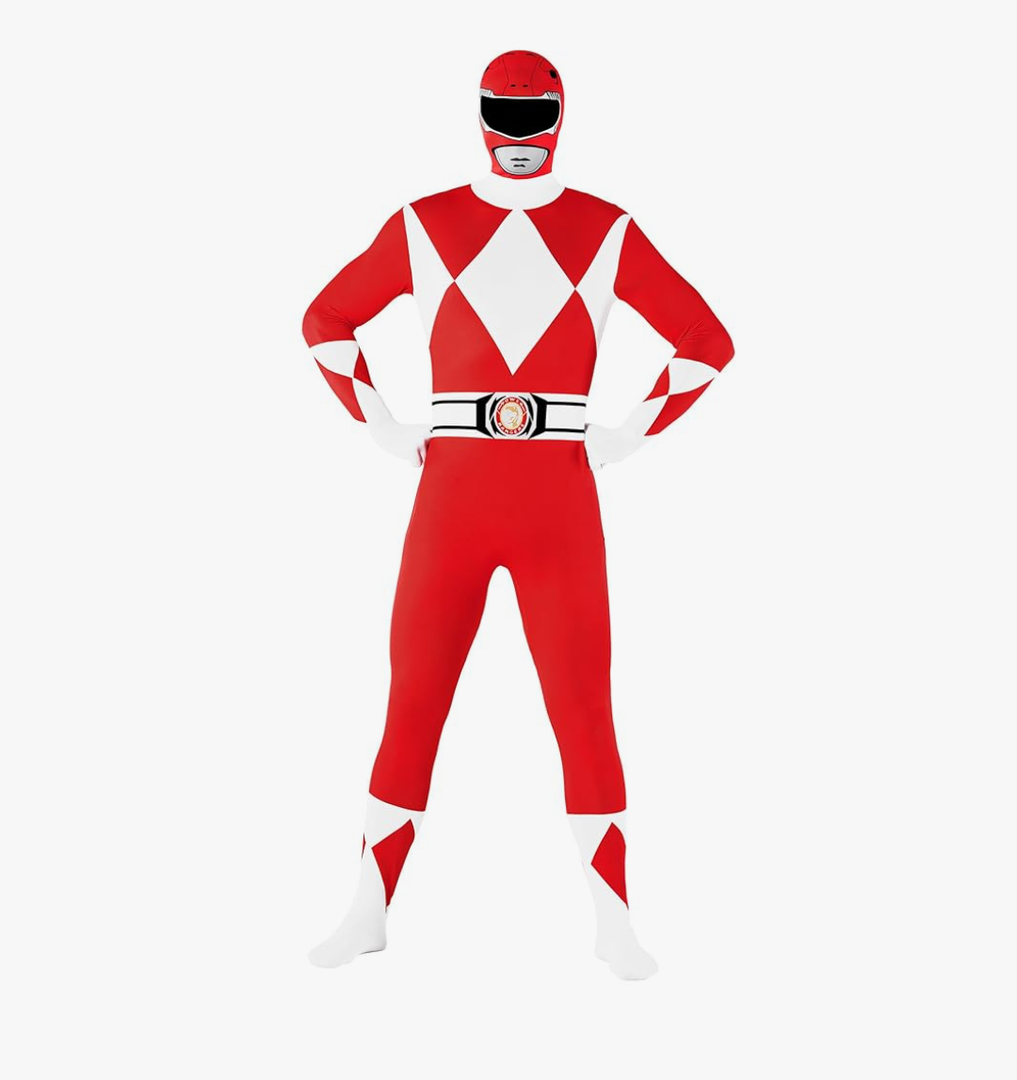 Morphsuits Power Ranger Costume Adult, Power Rangers Costume Adult Men, Power Ranger Costume Adult Woman XL