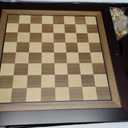 GSE Games & Sports Expert Wooden 3-in-1 Chess Checkers Backgammon Game Table Set with Game Pieces. Game Room Furniture