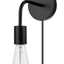 Globe Holden PlugIn Wall Sconce 2 In 1