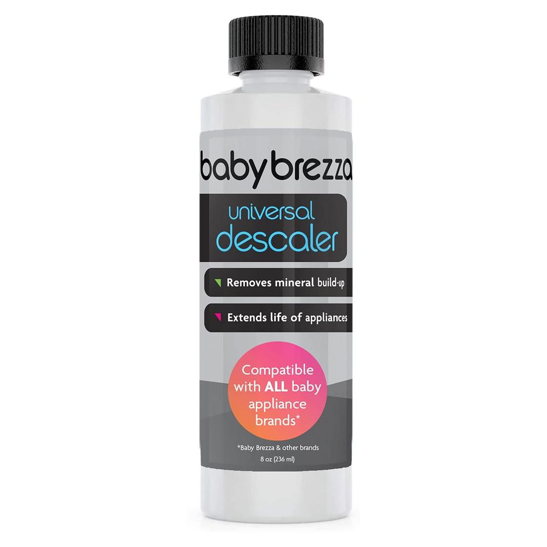 Baby Brezza Descaler 8 oz. Made in USA. Universal Descaling Solution for Baby Brezza and other baby appliances. Removes mineral build-up and extends your machines lifespan