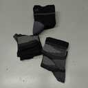 Plantar Fasciitis Sock (3 Pairs) for Men and Women, Compression Foot Sleeves with Arch and Ankle Support (Black, Medium)