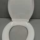 KOHLER 4636-RL-0 Cachet ReadyLatch Elongated Toilet Seat Slow Close, Soft Close Toilet Seat Quiet Lid, Contoured Grip-Tight Bumpers Installation Hardware, Apartment Essentials, White