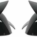 Car Rearview Mirror Cover Side Wing Rear View Mirror Case Cover, for Infiniti Q50 Q60 QX30 Q70 2014-2021 (Black)