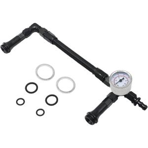 4150 Fuel Braided Line AN6 Automotive Replacement Fuel Lines Carburetor Equipped With Pressure Gauge Replacement for Holley