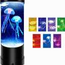 Merkury Jellyfish Lamp Multicolor LED Mood Light