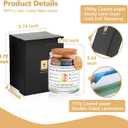 Prayer Cards Bible Verse Jar,Spiritual Christian Baptism Confirmation Self Care Gifts for Personal Growth,Hope Holy Prayer Jar Scripture Cards,Birthday Gift For Women Men Wife Mom Friends Daughter