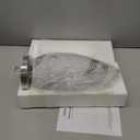 EDISHINE Pendant Light Fixture, Handcrafted Art Glass Hanging Light, Hardwired Ceiling Light, Grey Marble Glass Shade, Adjustable Brushed Nickel Rods, E26 Base, Pendant Lamp for Kitchen Island, Bar