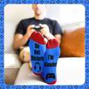 Gamer Gifts for Men, Gaming Socks for Boys, Gamer Crazy Socks for Teens, Christmas Stocking Stuffers, and Novelty Xmas Gifts for Boyfriend Husband