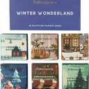 Folkulture Christmas Backflow Incense Cones Scented | Set of 6 (60 Cones) for Relaxation | Lavender, Balsam Fir, Gingerbread, Amber | Winter Scents for Home | Xmas Incense Gift & Winter Essentials