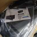 Heated Cat House for Outside Cat in Winter, Insulated Outdoor Feral Cat Shelter with Cat Heating Pad, 2 Doors,Elevated Waterproof Heated Kitty House (Black, 25"x13.7"x18")