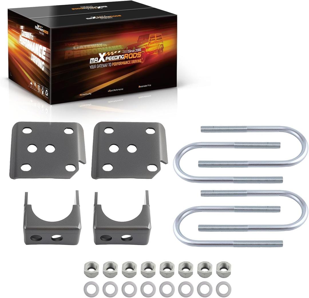 maXpeedingrods 6” Rear Axle Drop Flip Kit for Ford F150 2004-2020 2WD 4WD, Lowering Kit