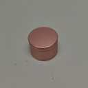 Portable Pill Box Pill Case Daily - Waterproof Single Metal Pill Container for Pocket Purse, Aluminium Alloy Round Daily Medicine Organizer to Hold Vitamins, Fish Oil, Medicine Medium Size