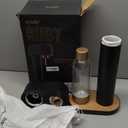 Mysoda Ruby 2 Sparkling Water Maker - Soda Streaming Machine Silent Carbonated Water Machine Robust Long-Lasting Aluminium Soda Maker 1L Water Bottle Without CO2 Cylinder - Black Copper Soda Machine