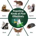 Natural Peppermint Oil Moth Balls for Rodents Deterrent - 14 Pack, Mice & Rat Repellent for Indoor/Outdoor Use, Family & Pet-Safe, Long-Lasting Mouse Control for Squirrels, Skunks, Chipmunks