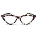 2SeeLife Premium Cat Eye TR-90 Reading Glasses for Women – Narrow–Medium Fit, Sturdy Frame, Spring Hinges, Stylish Readers, Clear Tortoise, +1.00