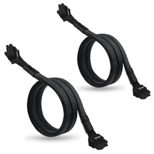 YEZriler (2-Pack) 8 Pin PCIe Cable for Corsair PSUs, ATX CPU 8 Male to PCIe (6+2) Male Power Adapter Sleeved 25-inch (63cm)