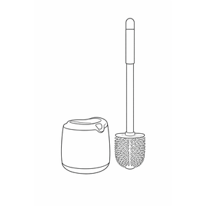 Disposable Aromatherapy Toilet Brush & Cleaning System