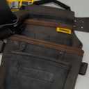 DEWALT Leather Tool Belt Organizer with 18 Pockets, Heavy Duty Construction (DWST550113) (One Size)